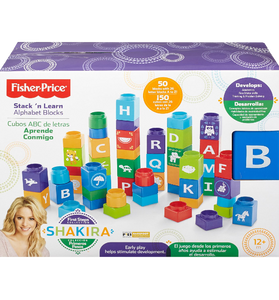 Fisher Price Shakira First Steps Collection Alphabet Blocks
